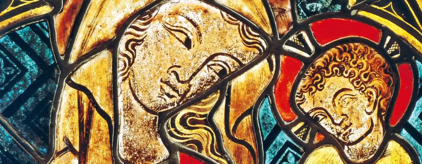 photo: Landesmedienzentrum Baden-Württemberg, Dieter Jäger The resplendent choir window of Heiligkreuztal Monastery